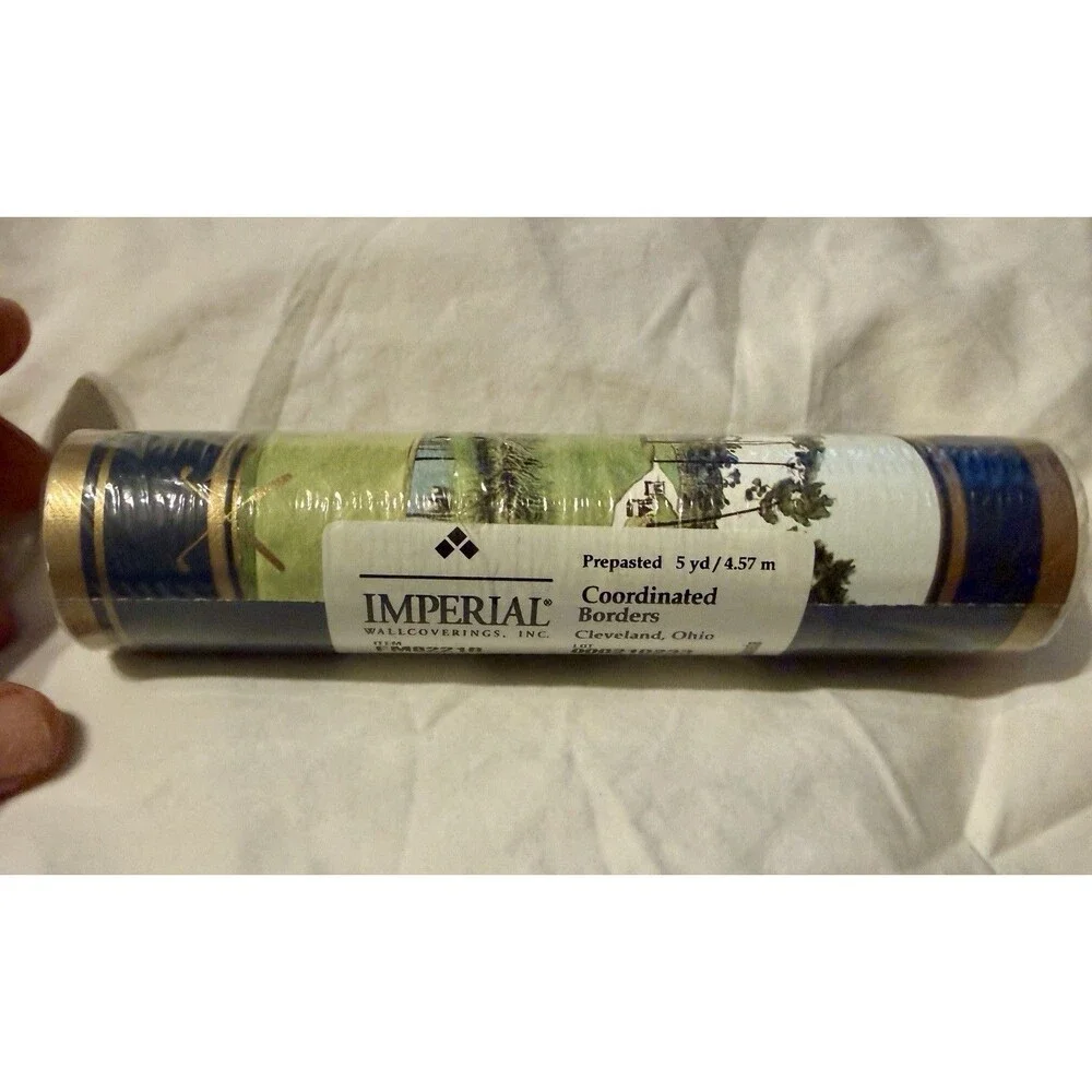 Imperial Gentlemans Golf Navy Wallpaper Border FM8221B * 088953540828 BRAND NEW